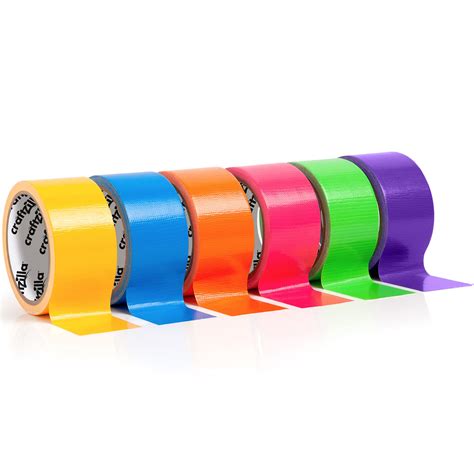 Mua Craftzilla Rainbow Colored Duct Tape — 6 Bright Duct Tape Colors