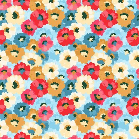 Premium Vector Floral Seamless Pattern Vector Design For Paper Cover