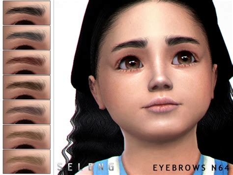 Eyebrows N64 By Seleng At Tsr Sims 4 Updates