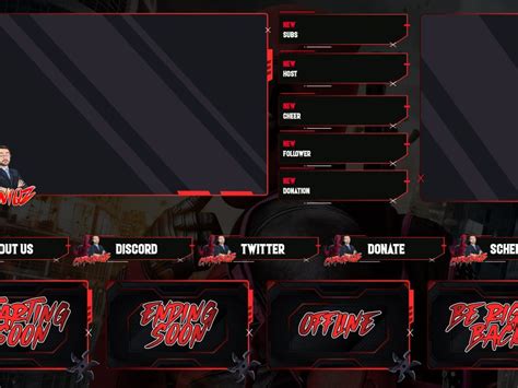 I Will Create Professional Animated Twitch Overlay Twitch Banner