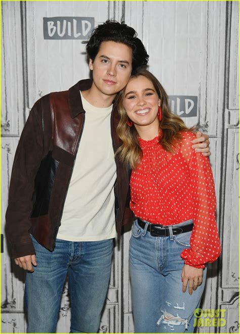 Cole Sprouse Haley Lu Richardson Have Fun During Their Five Feet Apart Promo Photo
