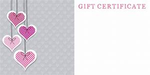 Anniversary Gift Certificate Templates
