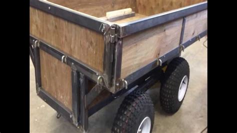 An custom turbo exhaust manifold for a volkswagen vr6 that was sitting in filth was used for an example. ATV Utility Trailer is Ready to Paint - YouTube