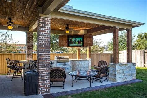 Covered Patios Backyard Ideas Outdoor Patio Attached To House Decks