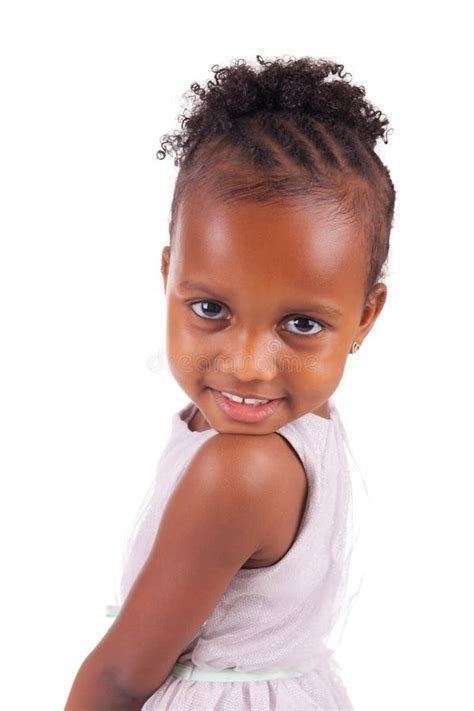 Petite Fille Africaine Adorable Image Stock Image Du Cheveu Visage