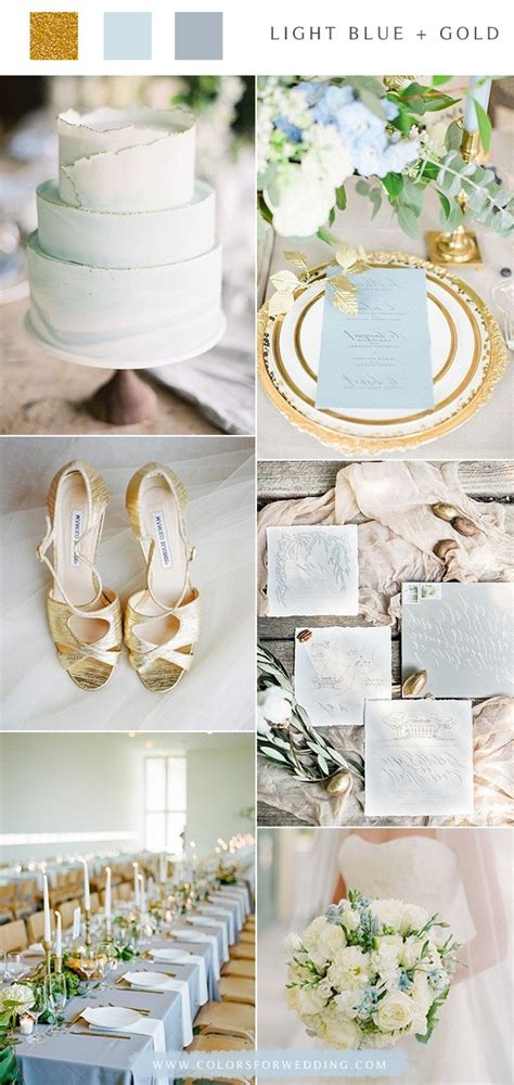 Top 10 Light Blue Wedding Color Palette Ideas For Spring Summer Wedding