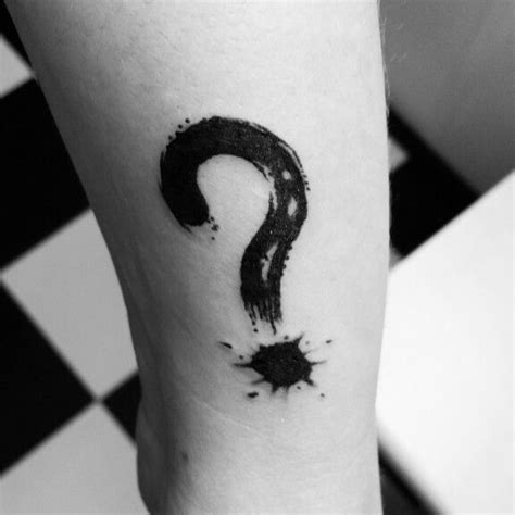 Top 93 About Question Mark Tattoo Latest In Daotaonec
