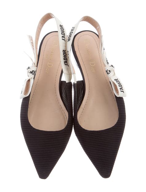 Christian Dior Jadior Slingback Flats Shoes Chr65732 The Realreal
