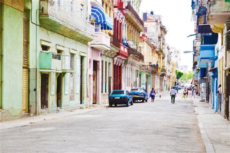 Las Calles De La Habana Cuba Arquitectura De La Ciudad Vieja Foto De