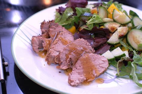 A super easy dinner, spice rubbed pork tenderloin is easy enough for a weeknight meal, and impressive. In Michelle's Kitchen: Italian Herb Roasted Pork Tenderloin with Crabapple Mustard Glaze