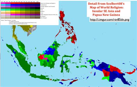 The chinese do not have a dominant religion; Here is a religion map of Maritime Southeast Asia. Take a ...