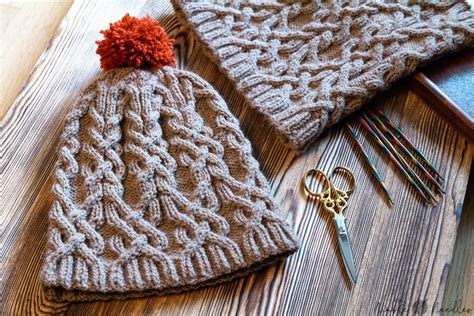 Free cable knit hat pattern: Into the wild [pdf with chart & instructions]