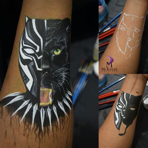 Black Panther Face Paint Like N Follow On Fb