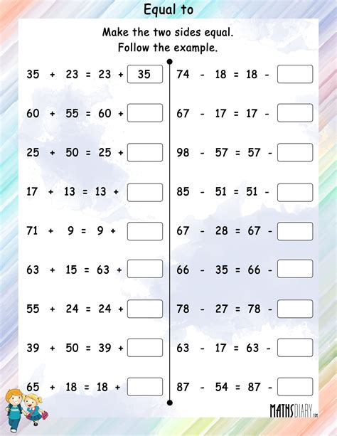 You can find more relevant maths worksheets for kids on our website. Grade 1 Math Worksheets - Page 12