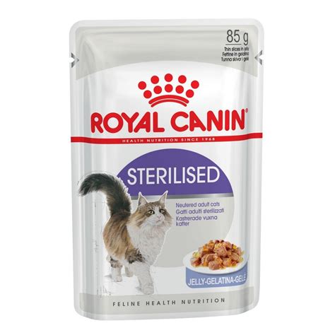 Корм влажный для кошек Royal Canin Sterilised 85г желе купить по цене