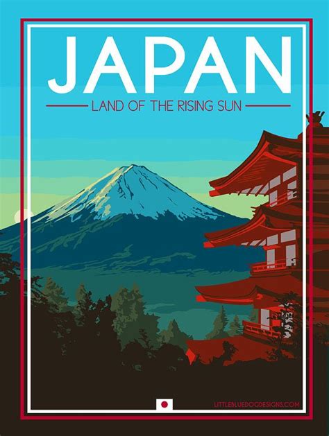 Japan Vintage Travel Poster Etsy Vintage Travel Posters Travel