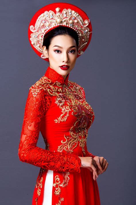 70 Ao Dai Cuoi Ideas Ao Dai Traditional Dresses Vietnamese