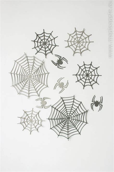 Spider And Net Die Cut Shapes Halloween Decor Spooky Decor Etsy