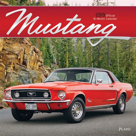 Mustang 2019 Square Wall Calendar Plato Calendars