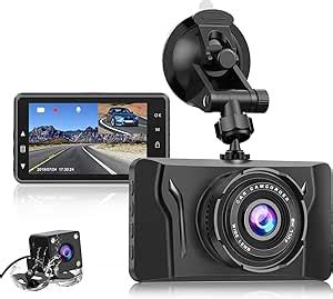 Chortau Dash Cam Front And Rear Fhd P Car Camera Recorder New