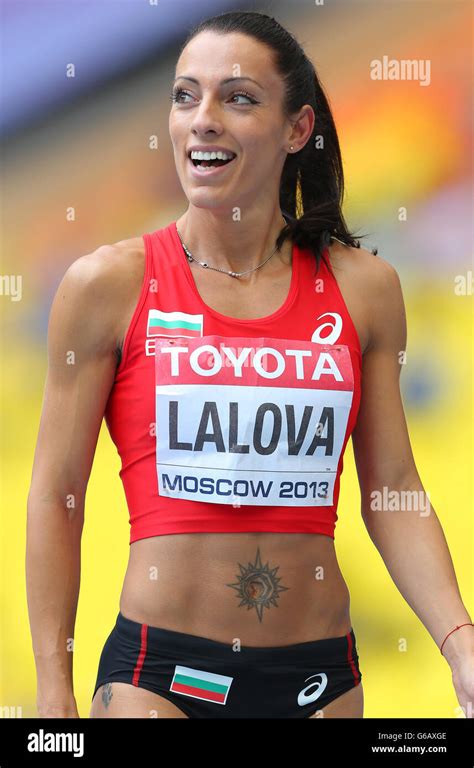 Croatias Ivet Lalova During Her 200metres Heat During Day Six Of The 2013 Iaaf World Athletics