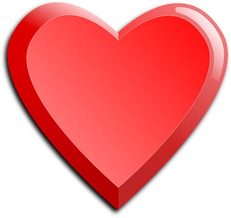 Corazón Rojo El Amor San · Gráficos Vectoriales Gratis En Pixabay