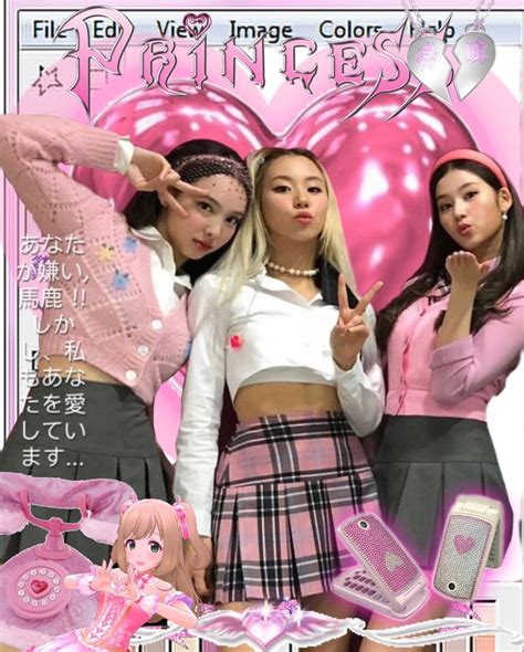 Twice Y2k Edit On We Heart It Y2k Posters Kpop Posters K Pop