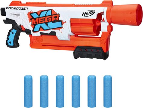 Nerf Mega Xl Boom Dozer Blaster Largest Mega Darts Ever Xl Dart Rotating Drum Mega Xl