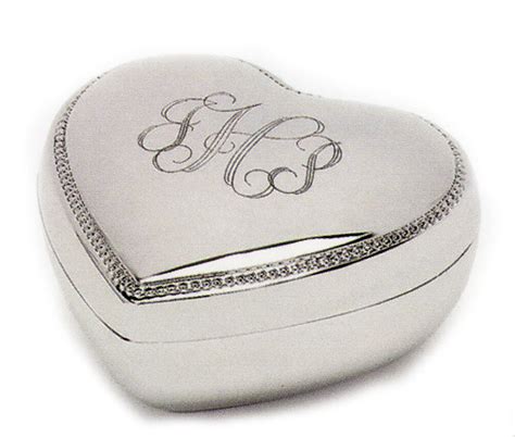 Personalized Heart Shaped Jewelry Box At Simply Irresistible
