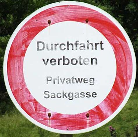 Original verkehrszeichen 250 durchfahrt verbot verkehrsschild schild stvo ral ebay. Im Allgäu - Zeichen 250 - Verbot für Fahrzeuge aller Art ...