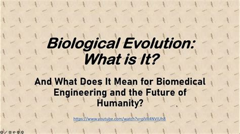 What Is Biological Evolution Youtube