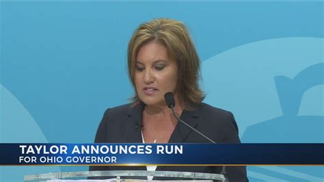 Mary Taylor Announces Run For Ohio Governor Youtube