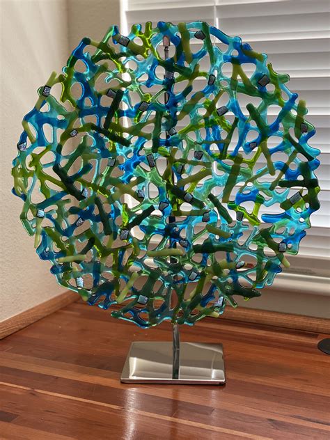 Kessler Craftsman Vitrium Fused Art Glass Sculpture Artofit