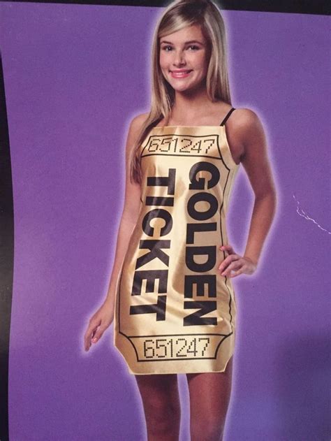 Sexy Golden Ticket From Willy Wonka Costumes Diy Costume Hot Sex Picture