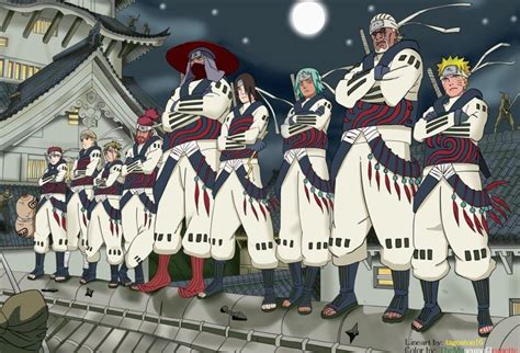 The Eight Jinchuuriki Naruto Kakashi Sasuke Sakura Anime Naruto