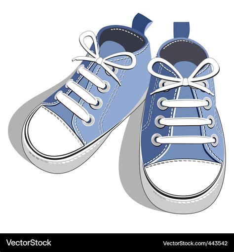 Kids Shoes Royalty Free Vector Image Vectorstock