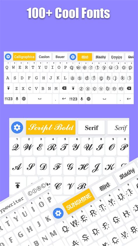 Schriftarten Tastatur And Emoji Für Android Apk Herunterladen