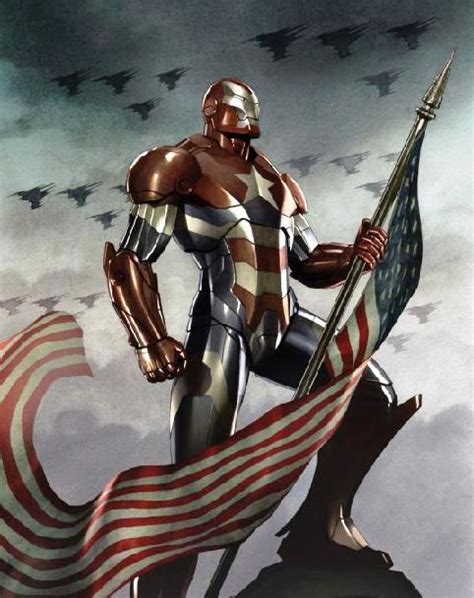 American Patriotic Superheroes Comic Book Daily