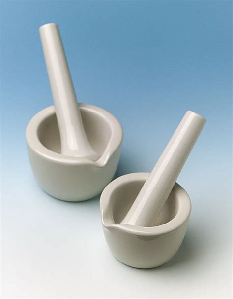 Mortar And Pestle Set Porcelain Economy Choice 65 Ml Flinn Scientific