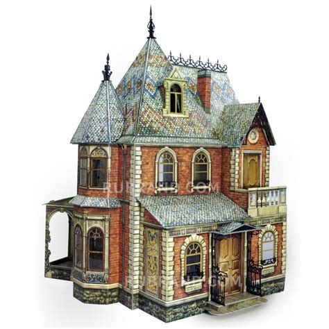 Buy Victorian Dollhouse #1 with furniture in online store RuBrand.com 