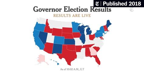 Governor Election Results 2018 The New York Times
