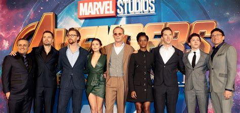 Benedict cumberbatch, don cheadle, elizabeth olsen and winston duke draw their avengers: Avengers: Infinity War fan event hosted at BBC Studioworks ...