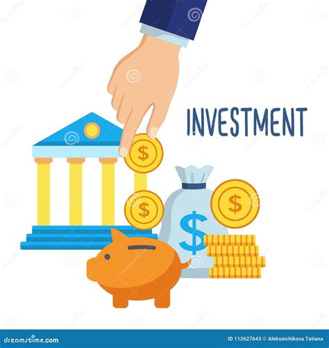 Investment Money Saving Stock Vector Illustration Of Cash 112627643