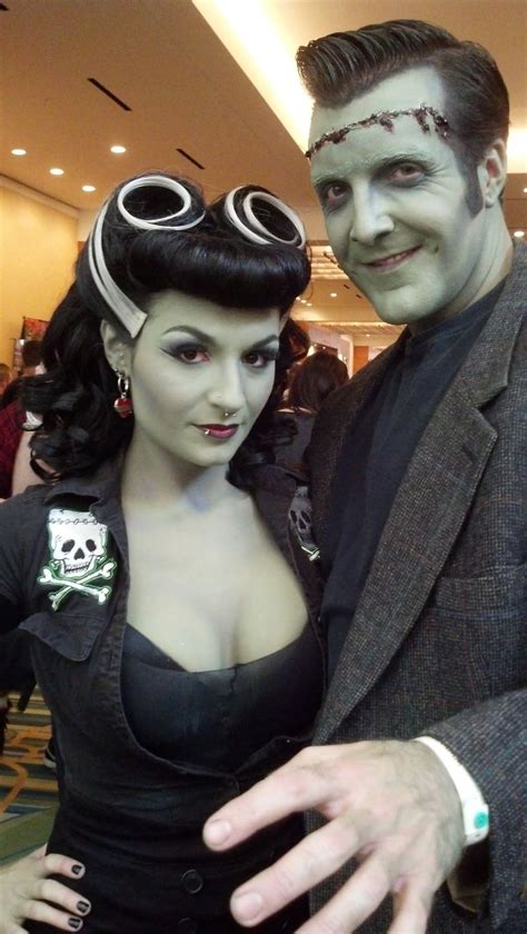 Rockabilly Bride Of Frankenstein And Monster Bride Of Frankenstein