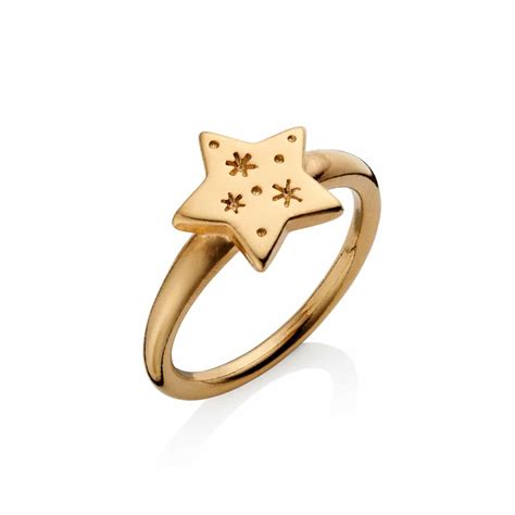 All My Stars Gold Star Ring Under The Rose