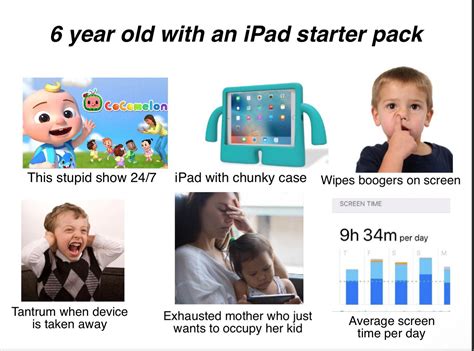 6 Year Old With An Ipad Starter Pack Rstarterpacks Ipad Kid