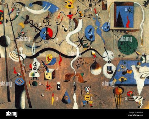 Joan Mirò Carnival Of Harlequins Stock Photo Alamy