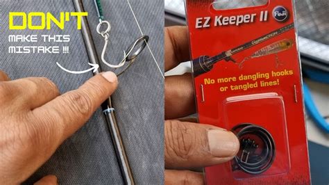 STOP RUINING YOUR FISHING ROD GUIDES Second Hook Holder Solution Fuji EZ Keeper II YouTube