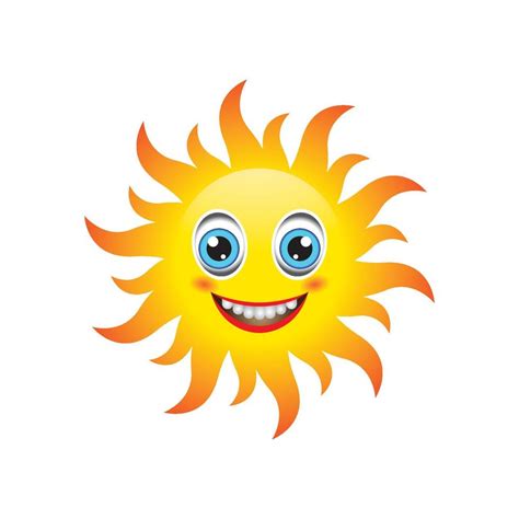 Sun Smile Emoticon Logo Images 14604510 Vector Art At Vecteezy