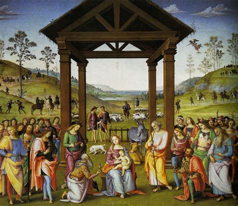 The Adoration Of The Magi 1504 Pietro Perugino